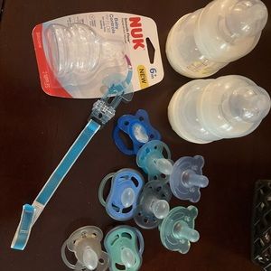 Pacifiers and bottles